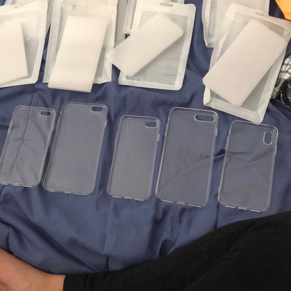 Clear iPhone cases 6-X